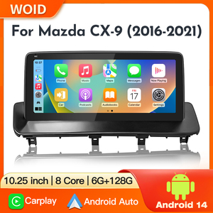 Radio Estéreo para Auto con Android 14 y Carplay AUTO para Mazda CX-9 2016-2021, GPS, Navegador, Reproductor Multimedia, Pantalla, 4G, DSP - Product Image 2