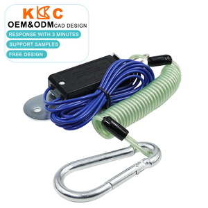 สายเคเบิลนิรภัยแบบขดหลากสีสำหรับรถพ่วง 12V สายเบรกฉุกเฉินสำหรับรถบ้านเคลื่อนที่ - Product Image 1