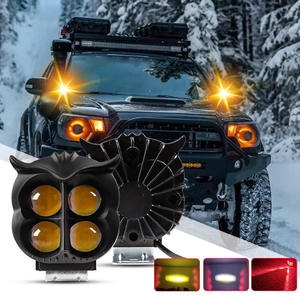 ไฟหน้า LED สองสีสำหรับรถจักรยานยนต์ไฟฟ้า ระบบไฟสีเหลืองพร้อมเลนส์ภายนอก - Product Image 4