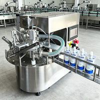 Machine automatique de remplissage et de bouchage de bouteilles pour distributeur d'eau commercial et processus d'eau potable
