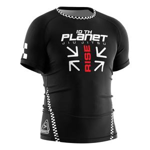 Camiseta de Compresión Resistente, Protección Contra Rozaduras, Costuras Planas, Tejido Elástico en 4 Direcciones, Banda de Silicona Antideslizante para Jiu-Jitsu - Product Image 5
