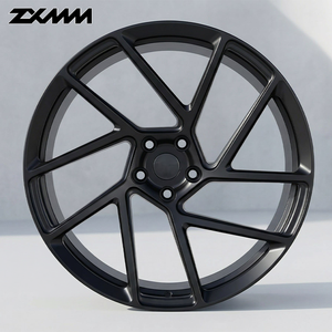 ZXMM <span class=keywords><strong>1</strong></span> pièce Jantes noires 5x108 5x114.3 5x130 5x120 19 20x8 20x8.5 21 22 23 pouces ET42 ET45 pour Knewstar 001 Geely Monjaro - Product Image 1