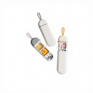 Supdriver Mini Organisateur Portable de Médicaments Nouveau Design Boîte à Pilules Hebdomadaire 7 Jours 3 Compartiments Étui en Plastique pour Vitamines - Product Image 3