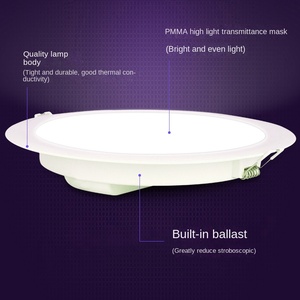 Plafonnier encastré Philips DN200B Mingxin LED, simple, ultra-fin, pour salon. - Product Image 3