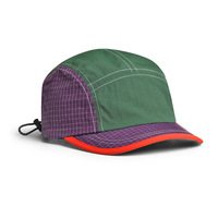 Casquette souple en nylon personnalisée Casquette de camping Broderie 3d Logo Casquette de course à pied à 5 panneaux Casquette de camping en polyester perforé imperméable