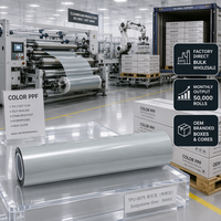 Film de protection de peinture (PPF) en TPU gris soapstone pour Tesla, anti-statique, anti-poussière, rouleau de 1,52x15m, vente en gros, direct usine