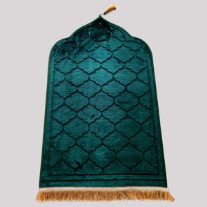 Venta Directa de Fábrica, Alfombra de Oración Musulmana con Relieve, Tapete de Oración Islámico con Borlas - Product Image 3