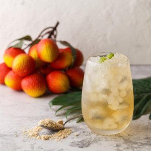 ผงชงชาลิ้นจี่บัวลอย สะดวก รวดเร็ว เนื้อละเอียด นุ่มนวล รับผลิตแบบ OEM ODM สำหรับเครื่องดื่มร้อนและเย็น - Product Image 2