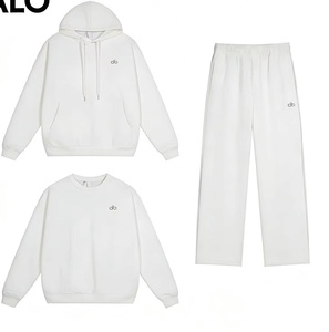 <span class=keywords><strong>Sweat</strong></span>-shirt à <span class=keywords><strong>capuche</strong></span> surdimensionné pour homme, style AOl0 personnalisé, en coton, avec broderie, couleur unie - Product Image 3
