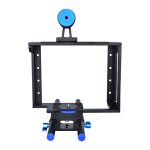 YELANGU <b>Camera</b> Cage With Handle For DSLR Aluminum Alloy Adjustable Arm Mounting Bracket <b>Stabilizer</b> Kit - Product Image 3