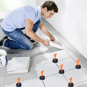 Durable Industrial Plastic <strong>Tile</strong> <strong>Leveling</strong> <strong>System</strong> Clips Wall Floor <strong>Tile</strong> Leveler Spacers Kit Wrench <strong>Tiles</strong> Laying Level Wedges - Product Image 5