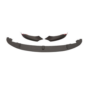 Per <span class=keywords><strong>BMW</strong></span> <span class=keywords><strong>serie</strong></span> <span class=keywords><strong>4</strong></span> F32 F33 F36 2014-2020 Gloss nero M Performance MP separatori anteriori di lunga durata paraurti auto - Product Image 3