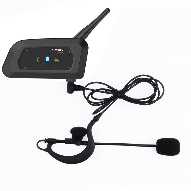 XiNOWy V6C PRO 6-person tandem 2-person Intercom Outdoor Football Referee Blue Tooth Headset Communication Intercom