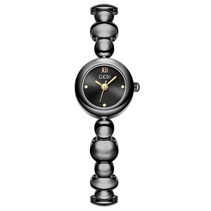 Reloj de Cuarzo GODI para Mujer con Correa de Cadena de Aleación, Esfera con Agujas, Resistente al Agua 30M, Estilo Lujoso y Elegante para el Día a Día, Caja Mineral - Product Image 6