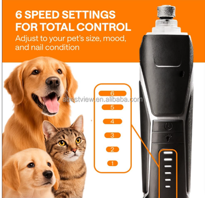 Bestseller Superleiser Vibrationsarmer 6-Gang Elektrischer Wiederaufladbarer Tiertrimmer Schmerzlose Pfotenpflege für Kleine Mittlere Große Katzen - Product Image 2