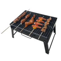 Four à barbecue pliant d'extérieur pour la maison, mini-four à griller avec outils à brochettes, petit four à barbecue pour le jardin - Vente en gros