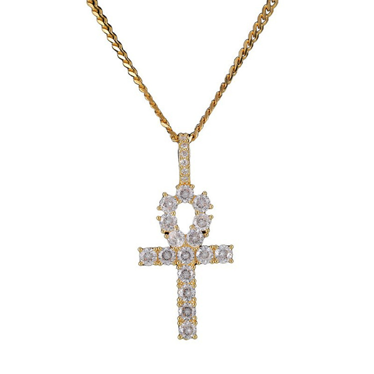 Trendz Offre Spéciale Micro Zircon Argent Doré Croix Collier Pour Enfants Pour Les Garçons