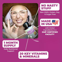 Meilleures multivitamines pour femmes adultes, nutriments essentiels, sans OGM, sans gluten, sans produits laitiers, sans soja, soutien quotidien pour la santé, 60 capsules