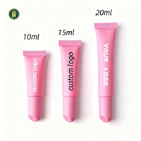 Tube d'échantillon de brillant à lèvres de petite taille |   Tuyau souple à presser de 5 ml |   Tube d'emballage d'essai pour baume à lèvres en PE avec logo personnalisé