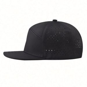 Casquette Snapback de baseball imperméable personnalisée avec logo, vente en gros, avec trous découpés au laser, collection 2025 – Nouveauté ! - Product Image 4