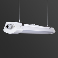 Lumière LED Triproof à haute efficacité 180LM/W, 1500mm, 45W, 8000LM, lumière linéaire à économie d'énergie pour entrepôt