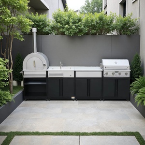 <span class=keywords><strong>Cucina</strong></span> Modulare da Esterno con Piano in <span class=keywords><strong>Marmo</strong></span> <span class=keywords><strong>e</strong></span> Acciaio Inox 304, Forno per Pizza Certificato UE, Qualità di Fabbrica - Product Image 1