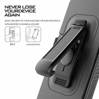 Étui de protection pour iPhone 15 Pro Max, triple couche robuste, protection intégrale, armure résistante aux chocs, coque de téléphone + clip de ceinture