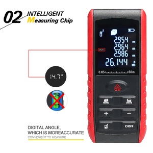 Misuratore <span class=keywords><strong>di</strong></span> Distanza Portatile Laser con Funzione <span class=keywords><strong>di</strong></span> Misurazione Area e Volume, Telemetro 40m E40 - Product Image 6