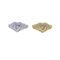 Bagues ajustables en forme de cœur pour femmes et filles, bijoux de mode pour fêtes et mariages, collection 2026