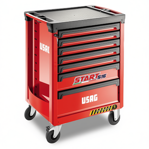 Armoire à outils Usag Start 516 à 7 tiroirs, rangement roulant pour atelier - Product Image 2