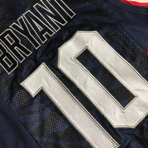 Vente en gros bon marché <span class=keywords><strong>Maillot</strong></span> de basket-ball n ° 10 Bryant en maille de polyester respirante <span class=keywords><strong>Maillot</strong></span> de grande taille à séchage rapide Imprimé de grande taille - Product Image 2