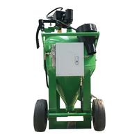 Système de sablage industriel certifié CE avec pompe et moteur, blaster à eau abrasive, système d'air comprimé pour la réparation navale