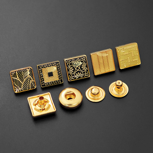 Custom Pattern logo 12mm Clothes Custom Dress Press Metal Snap <b>Buttons</b> for Clothes - Product Image 4