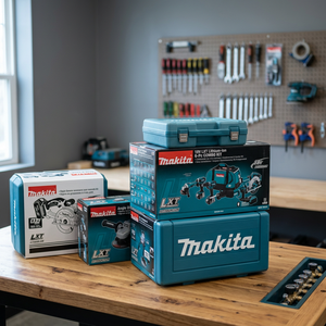 Ma-Kita ชุดคอมโบไร้สาย18V LTX1500, ชุดสว่าน15ชิ้นแหล่งพลังงานไฟฟ้าความเร็วแปรผัน2V - Product Image 3