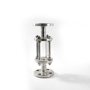 Tuyau sanitaire droit en acier inoxydable 304/316 avec regarderette, poli, DN32 - Product Image 1