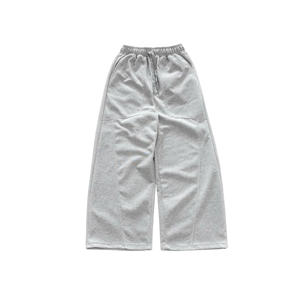 Ropa Accesorios Pantalones unisex Boxy Fit Algodón cintura elástica Pantalones de chándal bolsillos Ropa unisex - Product Image 1