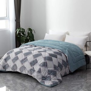Luxury Duvet Double Plush Comforter Set Flannel Fleece Reversible Comforter Duvet Cover Set - Product Image 3