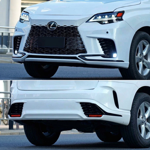 Kit carrosserie pare-chocs avant et arrière pour Lexus RX RX270 RX350 RX450h 2008-2015, amélioration avec découpes pour l'échappement - Product Image 1