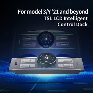 Navifly Contrôle de la climatisation Réglage du siège passager Verrouillage <span class=keywords><strong>enfant</strong></span> Miroir Panneau pliant commutation lumineuse <span class=keywords><strong>pour</strong></span> voitures Teslal - Product Image 2