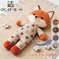 Boneka Rakun Abu-abu Kustom, Mainan Plush Berbobot, Teman Tidur Bean Bag