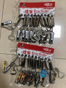 KEY HOOK KEY CHAIN KEY HOLDER NAIL CLIPPERS WITH BOTTLE OPENER and <b>EAR</b> CLEANER <b>EAR</b> <b>PICK</b> CARD PACKING 12 PCS - Product Image 3