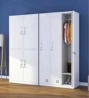 Meubles de bureau modernes en métal, armoires d'archives en acier pour entrepôt, armoires de classement en verre et plastique pour la maison, le bureau et la salle de sport