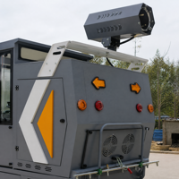 LM-W2200 Nouvelle Balayeuse Électrique Autoportée avec Canon à Brouillard, Contrôle de la Poussière, Feux d'Avertissement, Pneus Pleins, Capacité de Montée de 25%, Vitesse de 20 km/h pour Routes Municipales