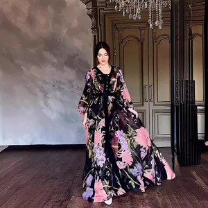 Vente en gros Asie 2025 été mode élégance tempérament nouvelle robe à manches longues pour femmes - Product Image 2
