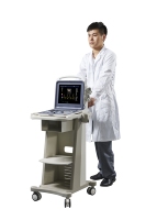 Máquina de Ultrasonido Doppler Portátil Veterinaria para Perros y Gatos, Escáner de Ultrasonido Portátil con 2 Sondas