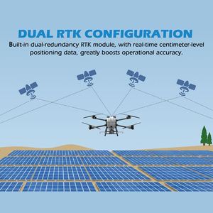 โดรนทำความสะอาดแผงโซลาร์เซลล์ JIUSI D50R ประสิทธิภาพสูง - Product Image 5