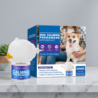 Kits de recharges de diffuseurs apaisants pour chiens et chats, en plastique rond de style européen, à brancher, pour salle de bain, salon, Noël