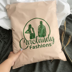 Bolsa de Correo de Polietileno Mate Beige Biodegradable, Bolsa de Envío de Polietileno para Bikinis y Pelucas con su Propio Logotipo, Bolsas de Correo Personalizadas - Product Image 5