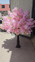 Arbre artificiel de fleurs de cerisier Sakura de 1,5 m, toucher réel, en soie, pour décoration intérieure et extérieure, mariage, écologique