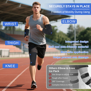 <span class=keywords><strong>Coude</strong></span> et genou personnalisé sac de glace chaud froid gel de <span class=keywords><strong>compression</strong></span> manchon de refroidissement pour les blessures soulagement de la douleur - Product Image 5